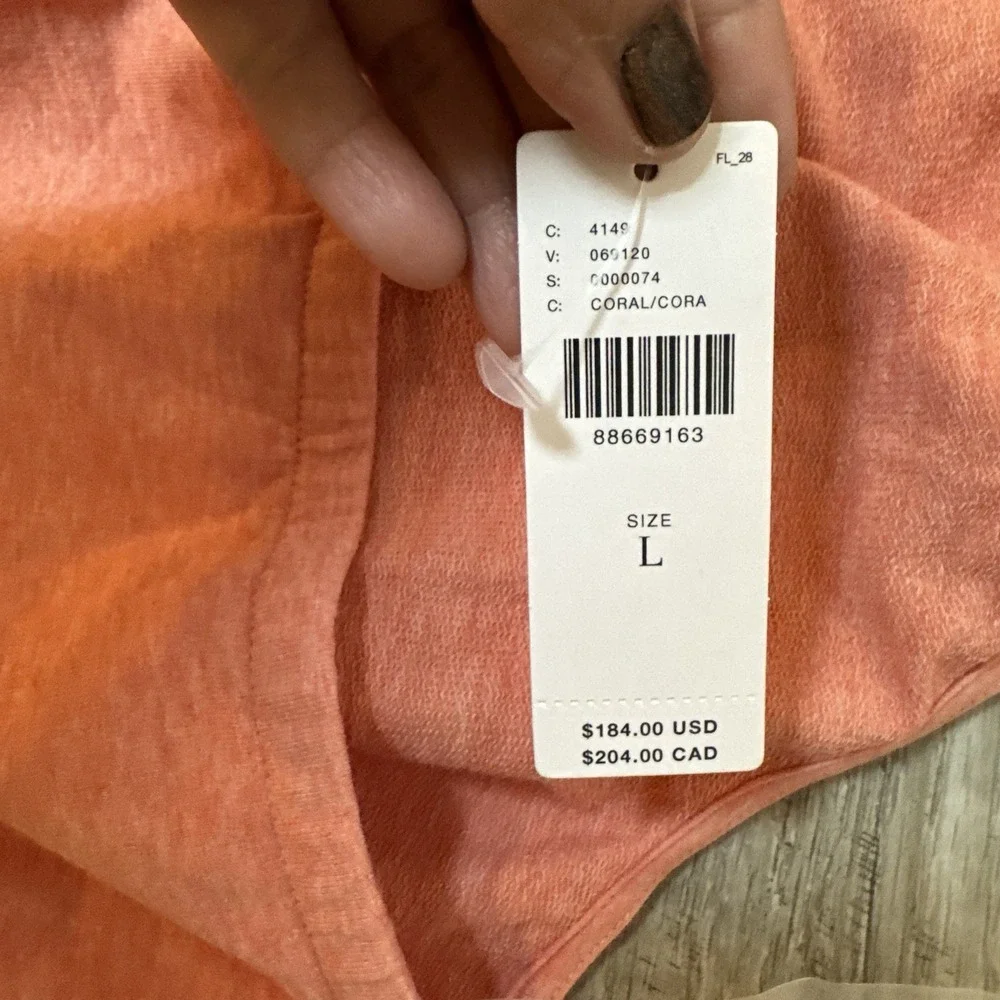 Anthropologie Coral Halter Midi Dress - Picture 6 of 9